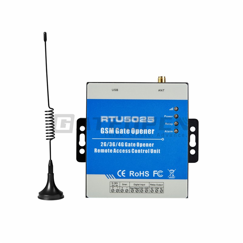 RTU5025 Wireless Remote GSM Gate Opener Operator Garage Door Access Controller up to 999users