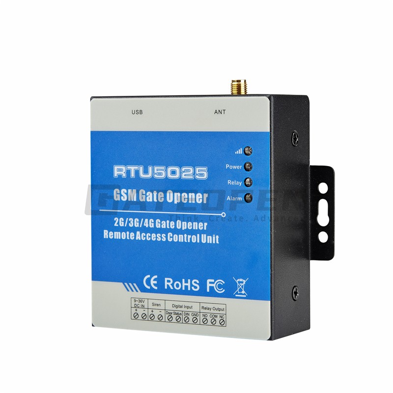 RTU5025 Wireless Remote GSM Gate Opener Operator Garage Door Access Controller up to 999users