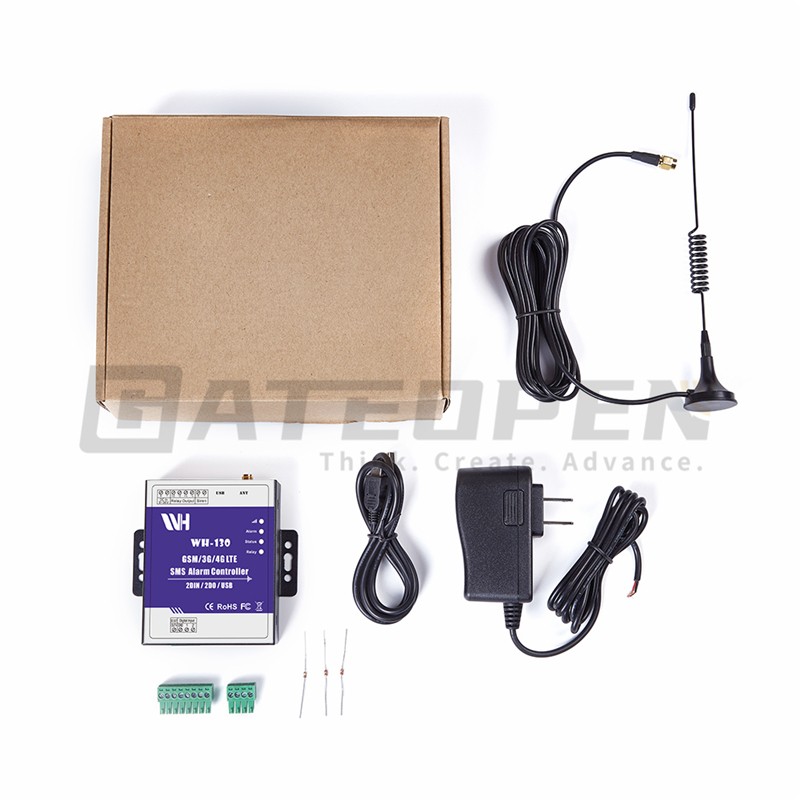 WH-130 3G 4G GSM SMS ALARM CONTROLLER USED FOR GSM ACCESS CONTROL SYSTEM 