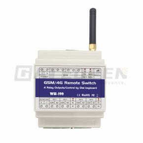 WH-190 GSM/4G LTE Cellular Remote Switch Control 4 Relay Outputs During the Phone Conversation