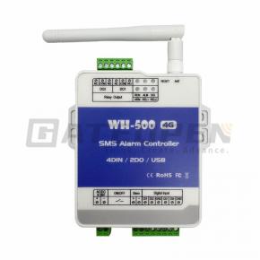 WH-500 2 Channel 4G SMS Alarm Controller Remote Switch Controller with APP